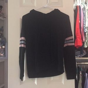 Black lightweight hoodie